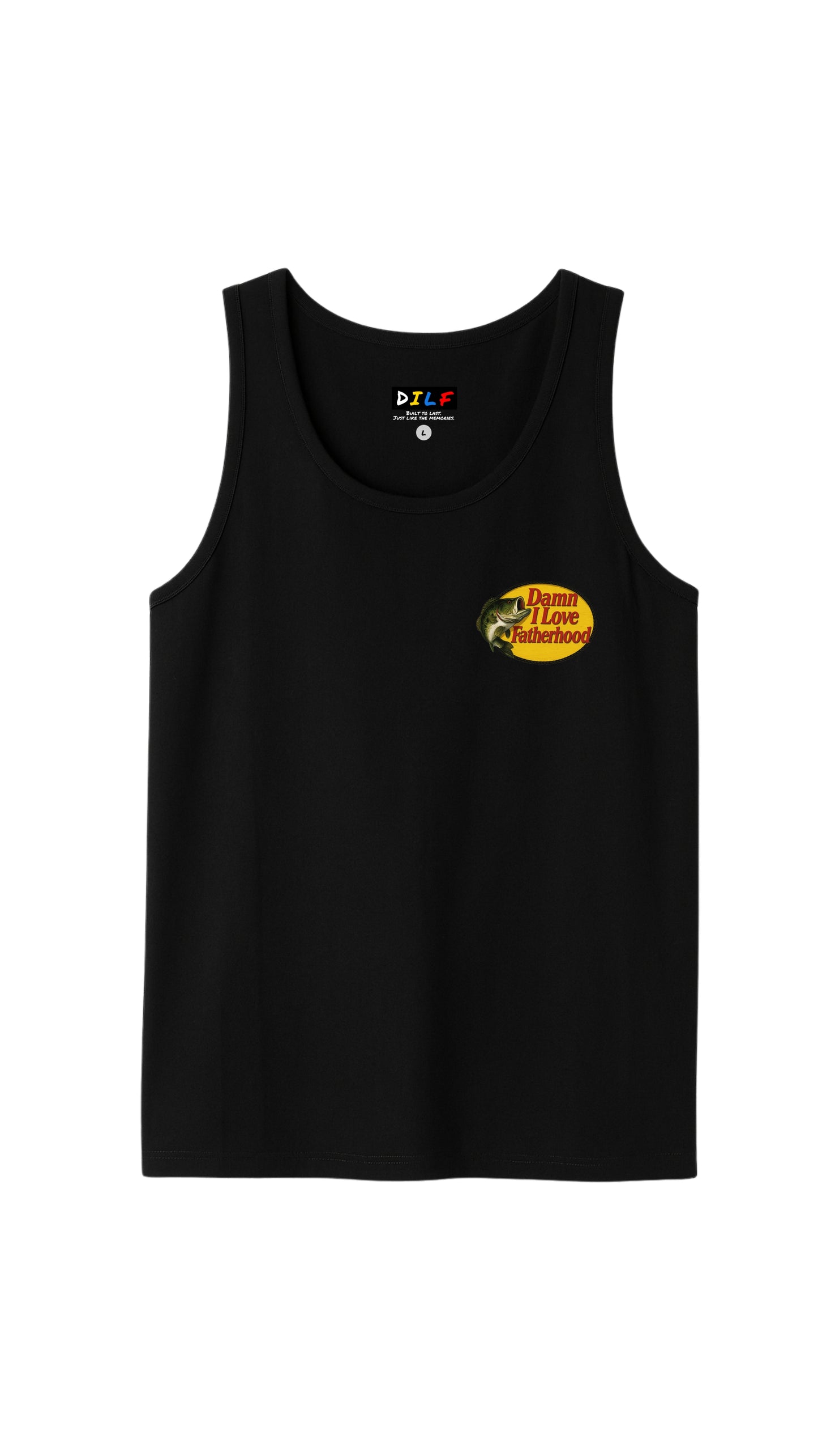 Gone Fishin' Fatherhood Tank Top
