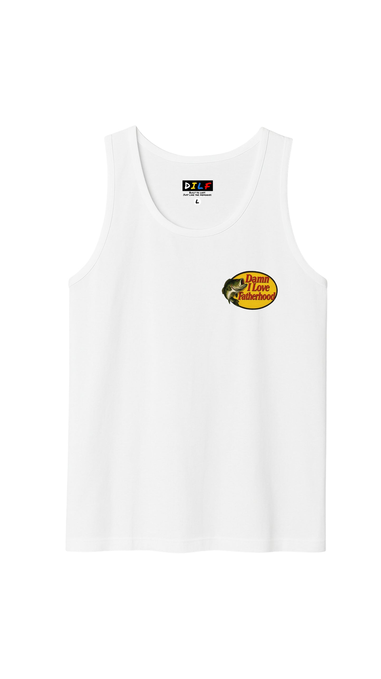 Gone Fishin' Fatherhood Tank Top
