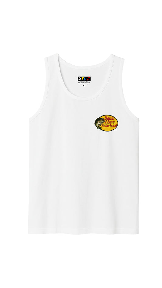 Gone Fishin' Fatherhood Tank Top